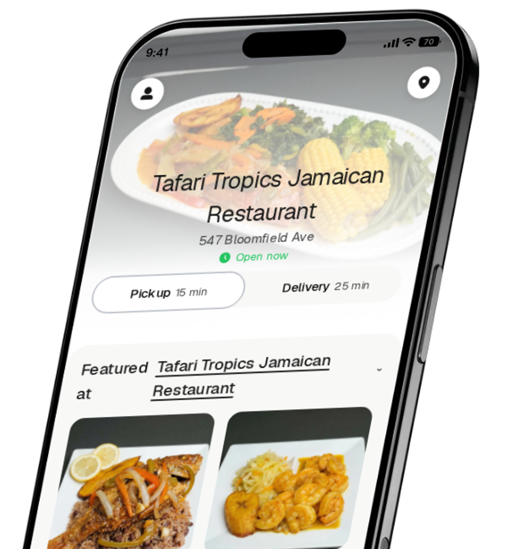 Tafari Tropics Jamaican Restaurant app preview