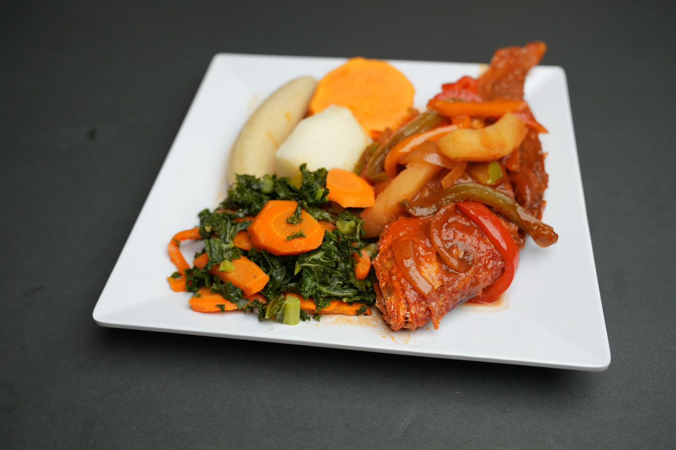 Brown Stew Fish.