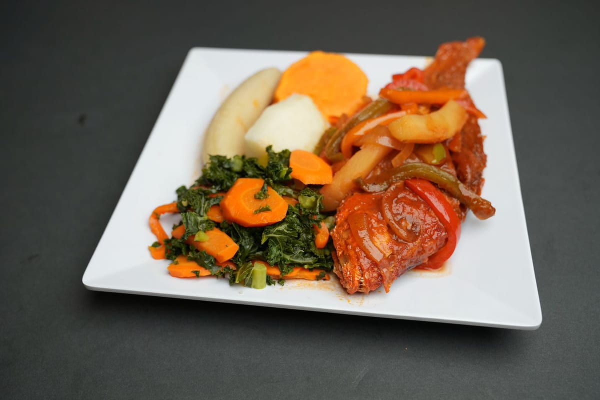Brown Stew Fish