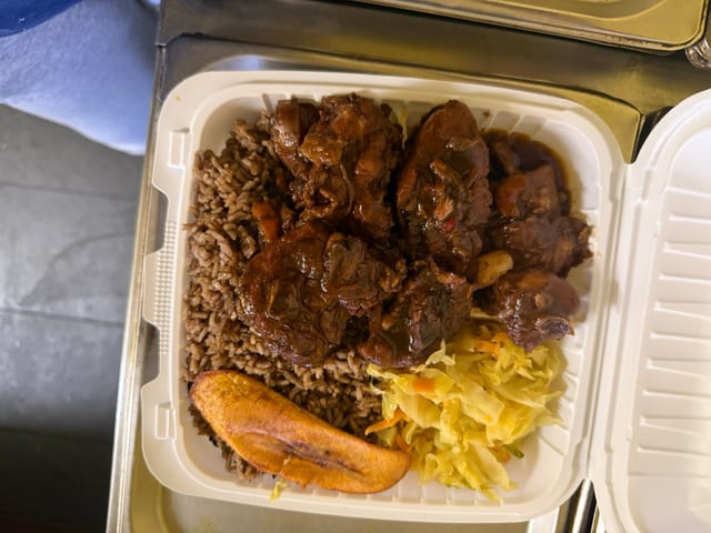 L Stew Chicken Meals.
